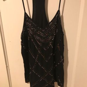 Express sequined top